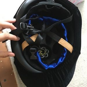 Horseback riding velvet Toscana helmet